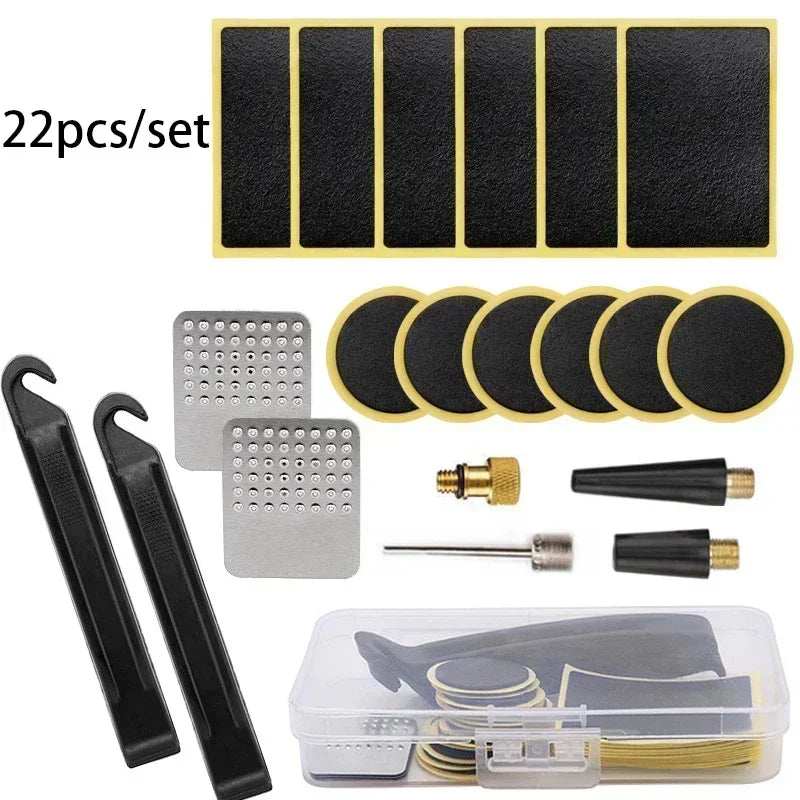 1/50Pcs Tire Repair Patches Car Motorcycle Bike Tire Repair Tools Glue-free Protection Adhesive Quick Drying Bicycle Tyre Patch
