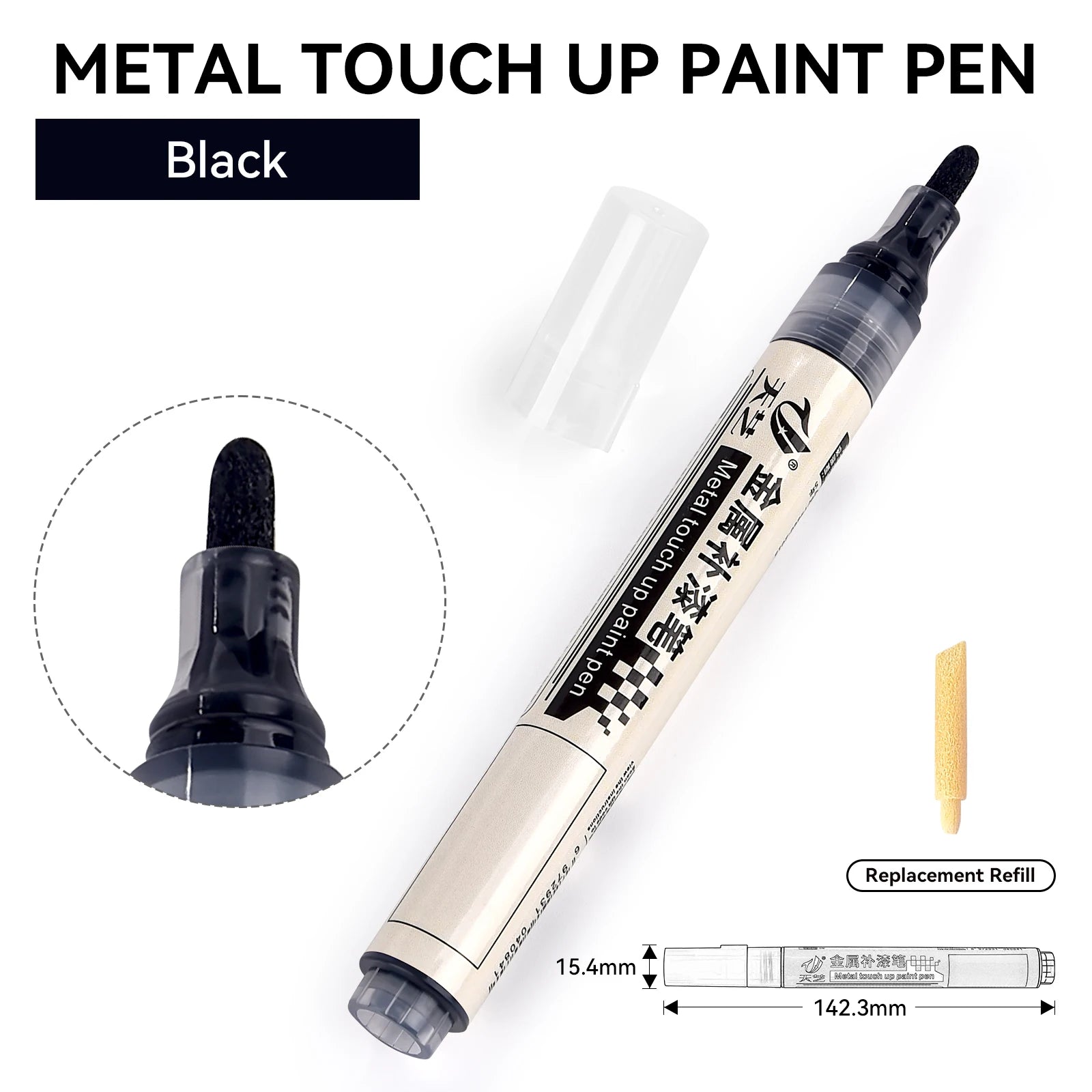 Car Touch Up Paint Pen Universal Motorcycle Bicycle Tire Graffiti Paint Marker Letter Repair Multipurpose Car Scratch Repir Tool