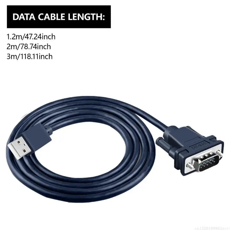 D5BB USB To RS232 DB9Pin Serial Adapter Cable Support For Digital Devices Connection