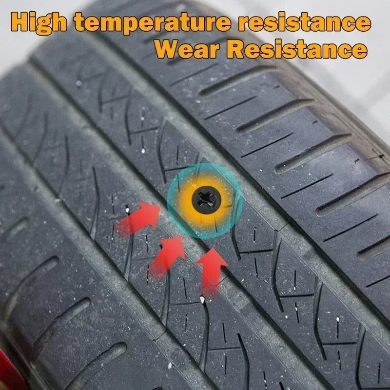 10-30Pcs Emergency Tire Puncture Repair Nails Universal Car Motorcycle Bike Vacuum Tyre Repair Nail Quick Fix Tool Kit