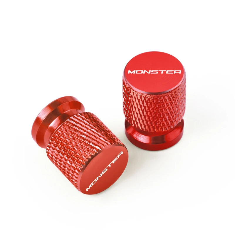 2PCS For Ducati Monster 696 795 796 797 821 937 S2R 800 Motorcycle Wheel Tire Valve Cover Cap Plug CNC Accessories