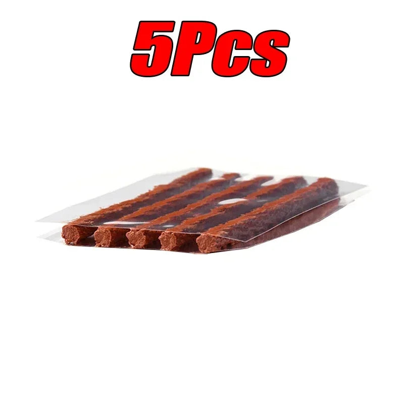Roadside Emergency Tubeless Tire Puncture Repair Kit Rubber Plugs Insertion Tools for Auto Motorcycle Truck SUV ATV