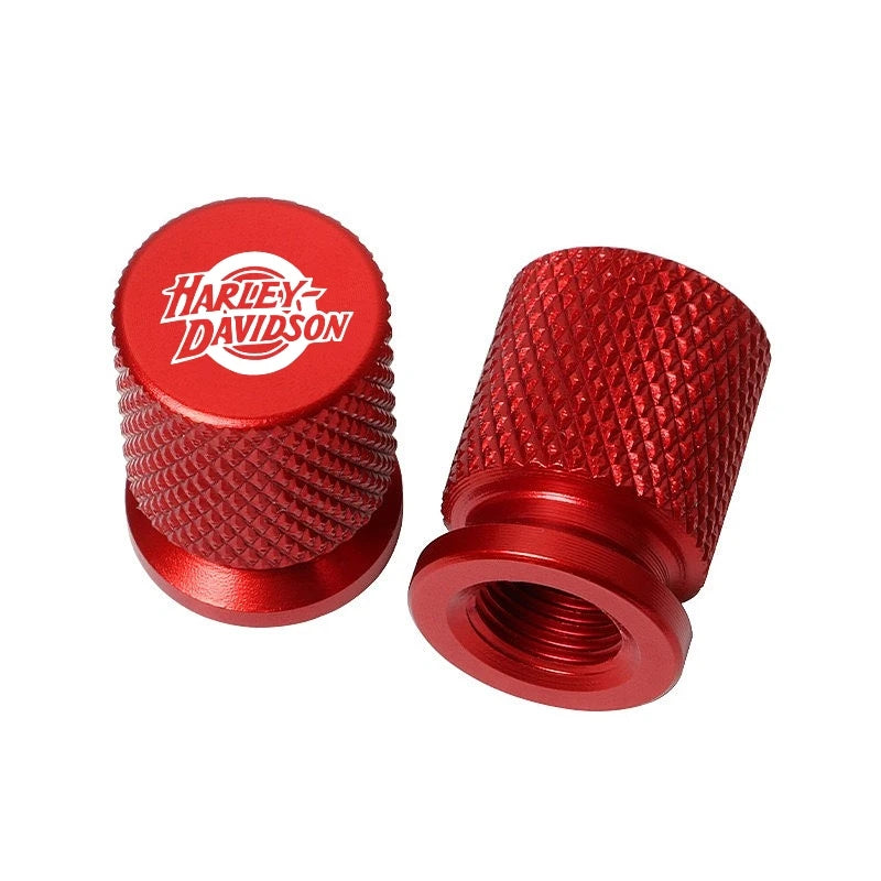 CNC Aluminum Valve Stem Caps for Harley Davidson Motorcycle Wheel Tire Covers Motorcycle Accessories 8 colors H3