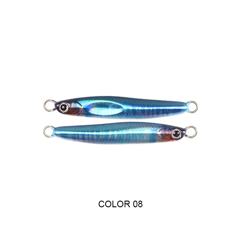 LETOYO Micro Metal Jig 10g 15g Fishing Lures Shore Jigging Sea Freshwater for Perch Bass Trout Artificial Bait Tackle