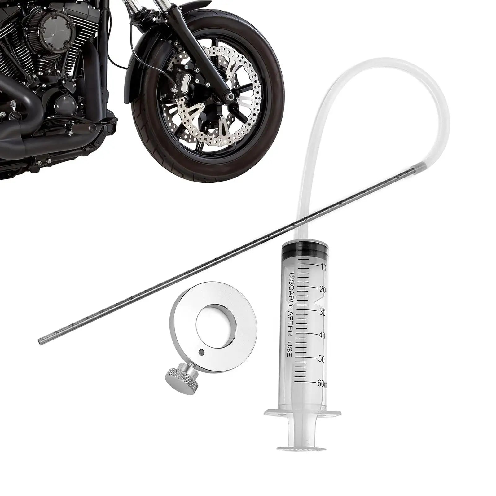 Motorcycle Fork Oil Level Tool Motorcycle Suspension Oil Level Adjuster Fork Seal Driver Kit Fork Oil Level Adjust Measuring kit