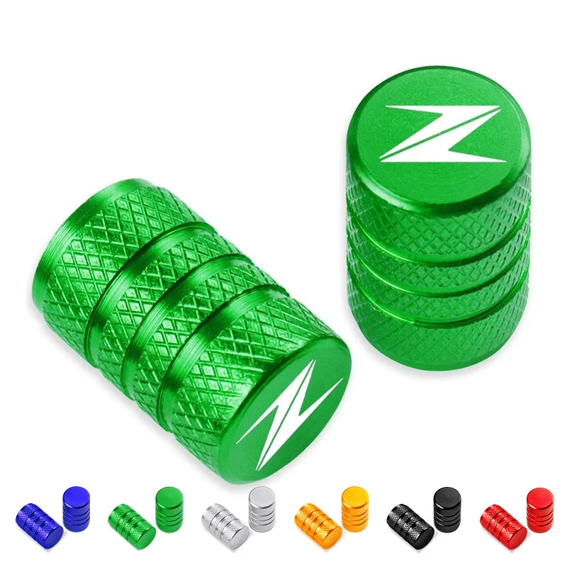 2PCS Motorcycle Wheel Tire Valve Cover Cap Plug CNC Accessories New For KAWASAKI Z400 Z900 Z1000 Z800 Z750 Z300 Z650