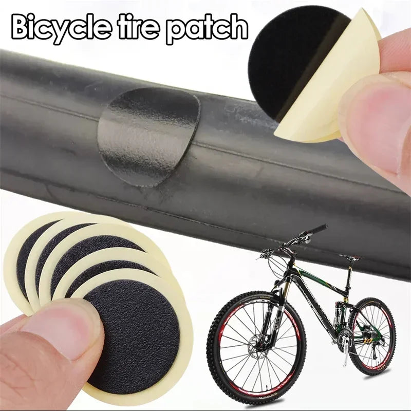 1/50Pcs Tire Repair Patches Car Motorcycle Bike Tire Repair Tools Glue-free Protection Adhesive Quick Drying Bicycle Tyre Patch