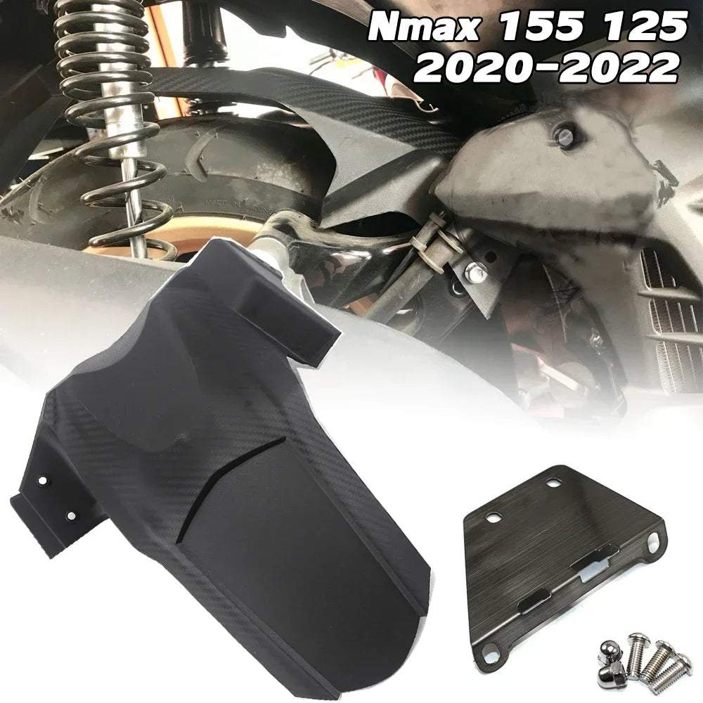 Motorcycle NMAX 125 Rear Fender Mudguard Tire Hugger Mud Flap Splash Guard for Yamaha Nmax 155 150 NMAX155 nmax125 2020 2021 22