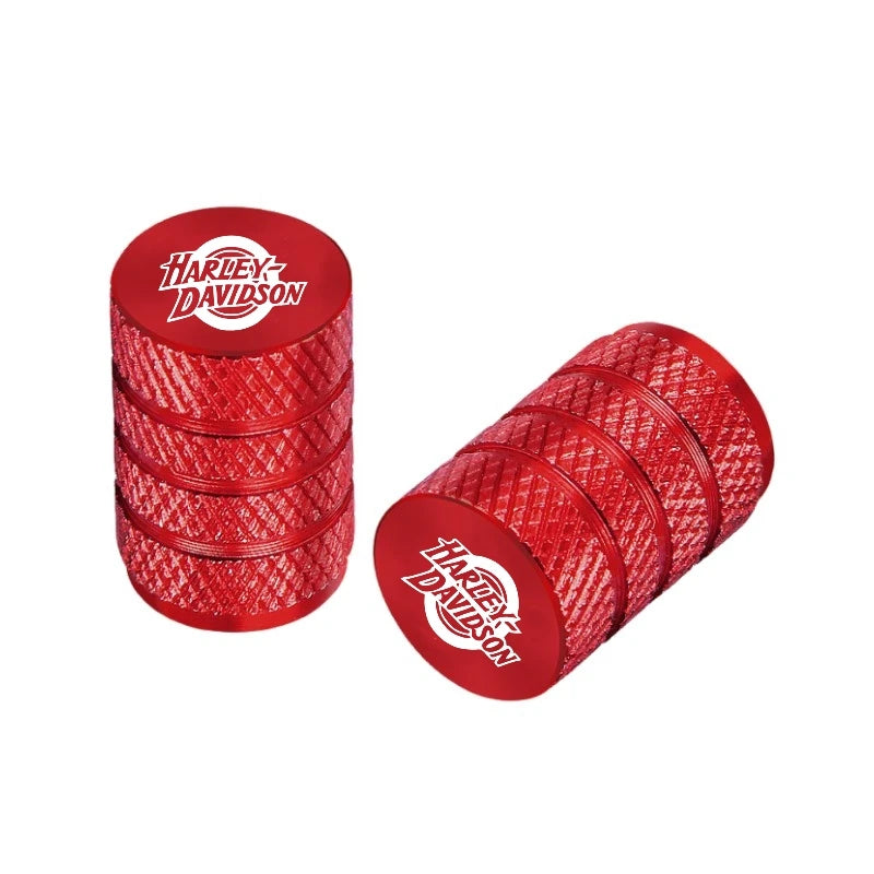 CNC Aluminum Valve Stem Caps for Harley Davidson Motorcycle Wheel Tire Covers Motorcycle Accessories 8 colors H3