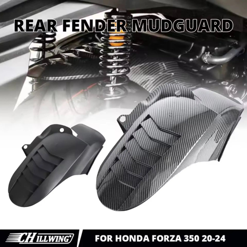 For Honda Forza 350 2020-2023 Rear Fender  Motorcycle Mudguard Mud Flap Splash Guard Tire Hugger Protector
