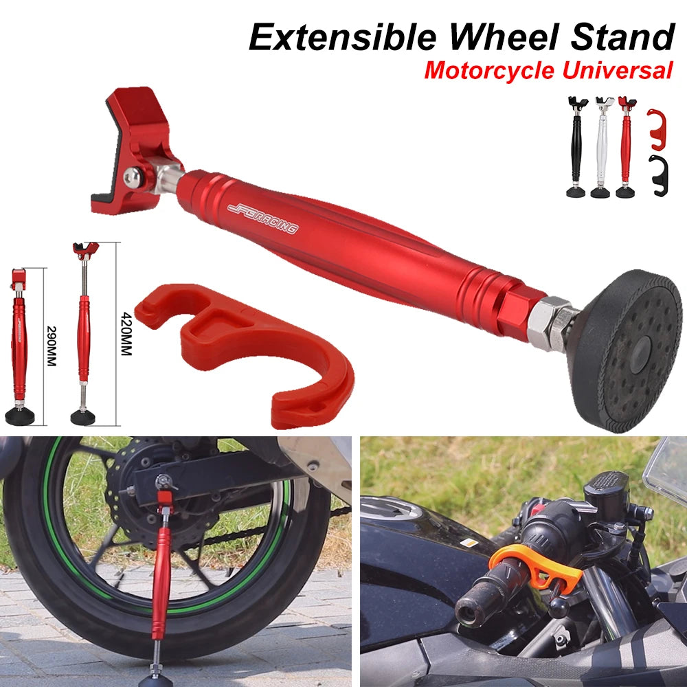 Motorcycle Support Side Wheel Stand Frame Balancer Lift With Brake Lock Hook Universal For KTM Yamaha Honda Suzuki Motocross