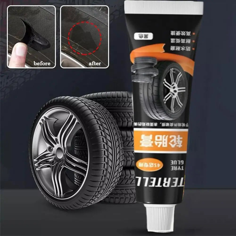 30ml Tire Repair Black Glue Liquid Strong Rubber Wear-resistant Non-corrosive Glue for Motorcycle Tyre Puncture Repair Tools