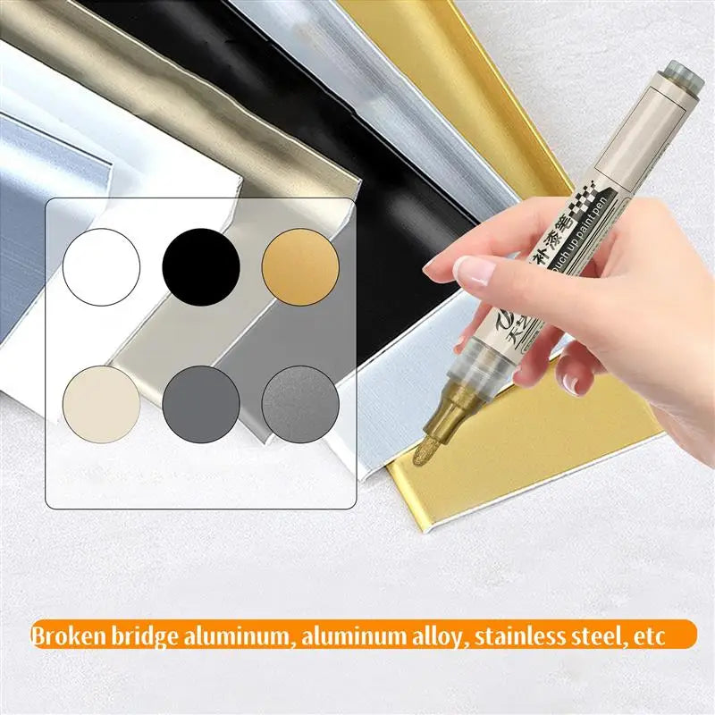 Car Touch Up Paint Pen Universal Motorcycle Bicycle Tire Graffiti Paint Marker Letter Repair Multipurpose Car Scratch Repir Tool