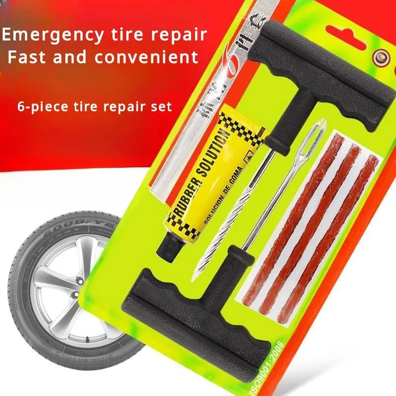 Car Tire Repair Strip Motorcycle Tubeless Tyre Wheels Puncture Plug Seal Tape Repair Tools Car Vacuum Tire Rubber Strip