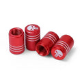 NEW 4pcs Skull Pattern Tire Valve Caps Decor Car Motorcycle Bike Aluminum Alloy Dustproof Cover Wheel Tyre Stem Valve Cap