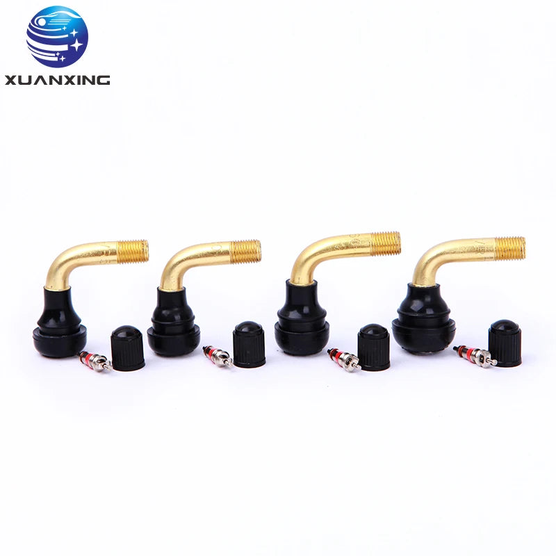 100PCS PVR70 PVR40 PVR50 PVR60 Rubber Valve Core Electric Car Tubeless Tire Valve Elbow Motorcycle Tire Valve Removal Tool