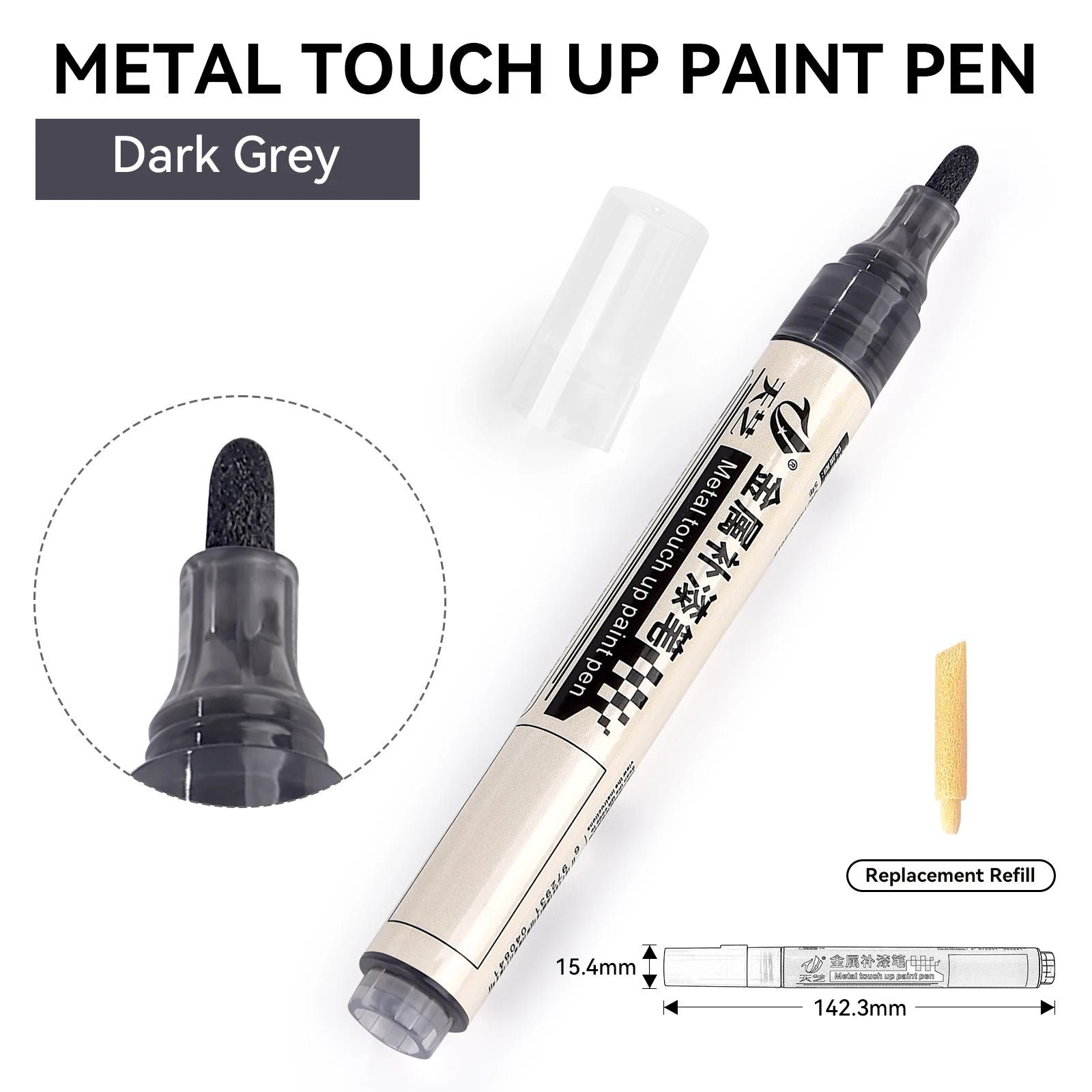 Car Touch Up Paint Pen Universal Motorcycle Bicycle Tire Graffiti Paint Marker Letter Repair Multipurpose Car Scratch Repir Tool