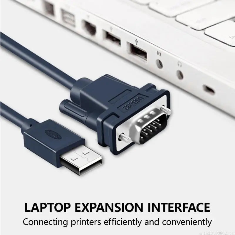 D5BB USB To RS232 DB9Pin Serial Adapter Cable Support For Digital Devices Connection