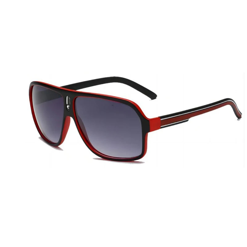 Large curved retro style fashionable glasses, very durable, ABS lenses, suitable for casual wear, daily fashion glasses