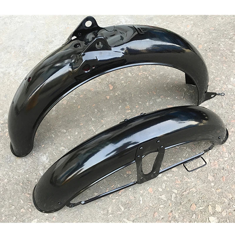 Motorcycle Mudguard Set for Honda Jialing Lifan Dayun Qjmotor JH70 CD70 C70 ST70 JL70 DY70 Metal Steel Mud Guard Wheel Fender