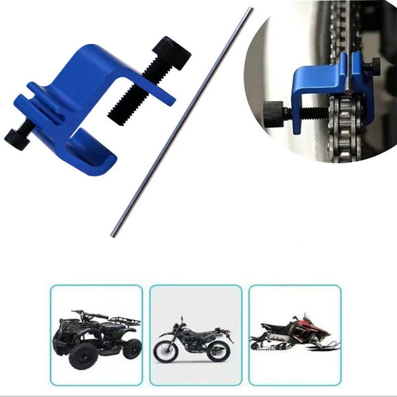 Motorcycle Chain Straightener ATV Chain Alignment Parts Tool Positioning Straightener Chain Repair Tool Alignment Accessories