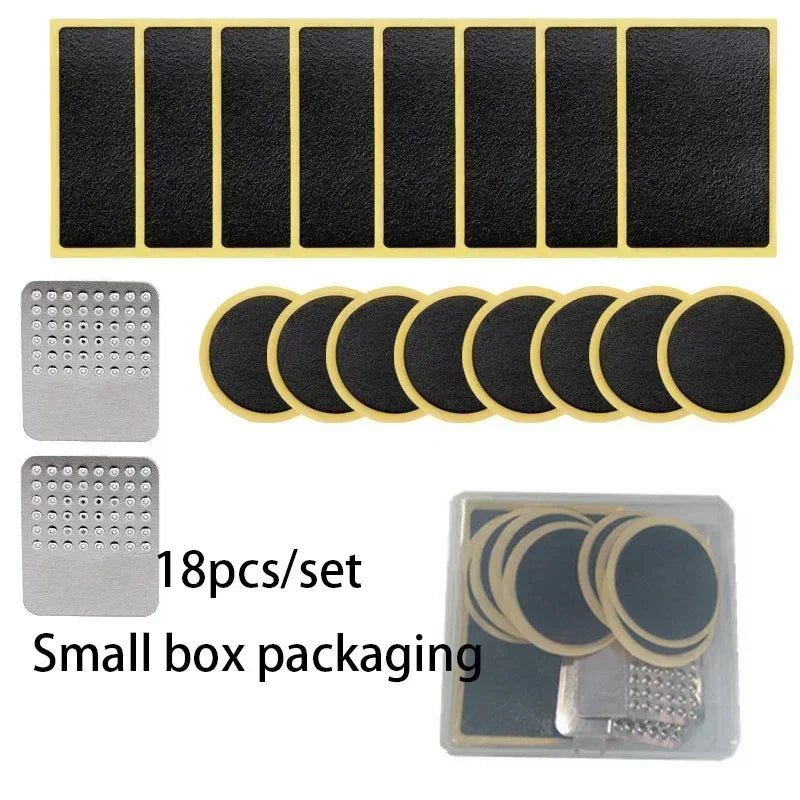 1/50Pcs Tire Repair Patches Car Motorcycle Bike Tire Repair Tools Glue-free Protection Adhesive Quick Drying Bicycle Tyre Patch
