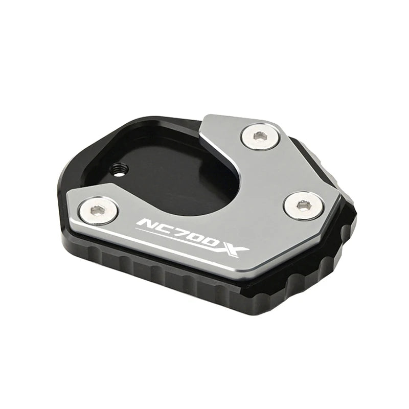 Kickstand Side Stand Foot Extension Pad & Tire Valve Cap New Fit For HONDA NC700X NC700 X  NC 700 X Motorcycle CNC Accessories