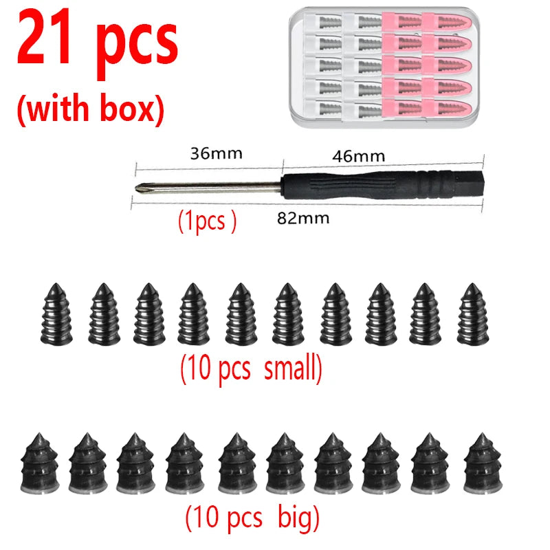 Universal Vacuum Tyre Repair Nail Kit Tubeless Tire Puncture Screw Fix Car Motorcycle ATV Patch Set