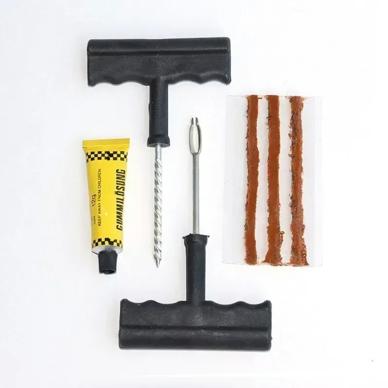 Car Tire Repair Strip Motorcycle Tubeless Tyre Wheels Puncture Plug Seal Tape Repair Tools Car Vacuum Tire Rubber Strip
