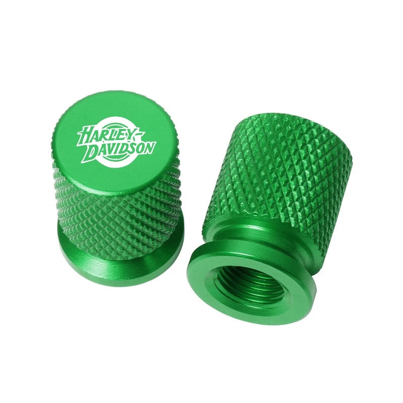 CNC Aluminum Valve Stem Caps for Harley Davidson Motorcycle Wheel Tire Covers Motorcycle Accessories 8 colors H3