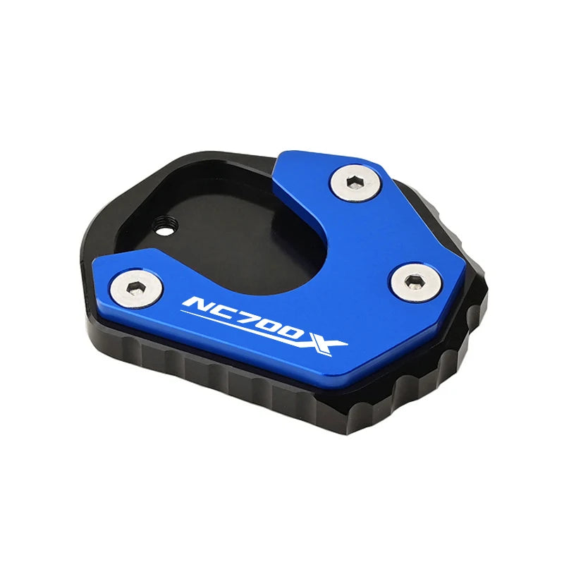 Kickstand Side Stand Foot Extension Pad & Tire Valve Cap New Fit For HONDA NC700X NC700 X  NC 700 X Motorcycle CNC Accessories
