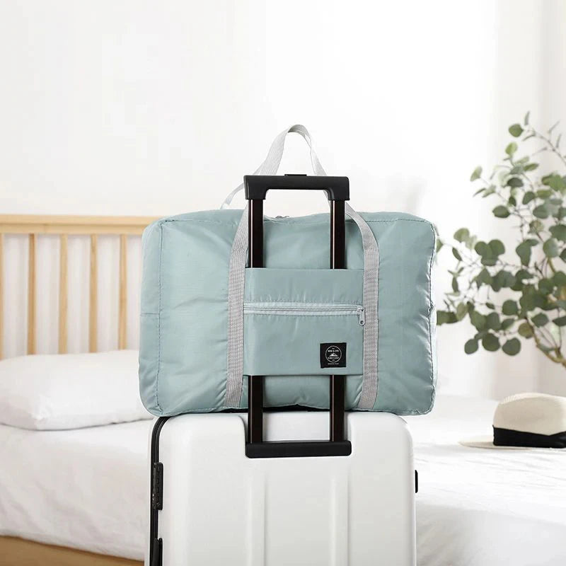 Homefish Folding Travel Storage Bag Large Capacity Luggage Handbag for Travel Moving