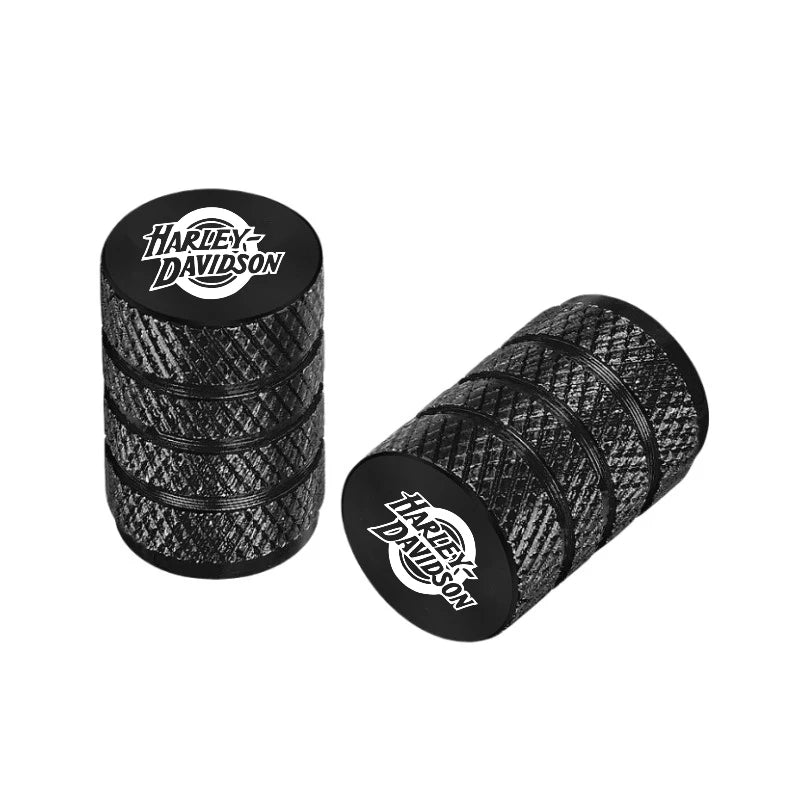 CNC Aluminum Valve Stem Caps for Harley Davidson Motorcycle Wheel Tire Covers Motorcycle Accessories 8 colors H3