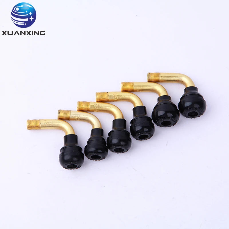 100PCS PVR70 PVR40 PVR50 PVR60 Rubber Valve Core Electric Car Tubeless Tire Valve Elbow Motorcycle Tire Valve Removal Tool