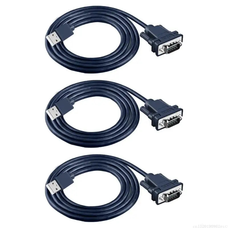D5BB USB To RS232 DB9Pin Serial Adapter Cable Support For Digital Devices Connection