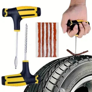 Emergency Heavy Duty Car Tire Repair Kit Multiple Sizes Tubeless Puncture Plug Garage Tools for Auto Bike Motorcycle