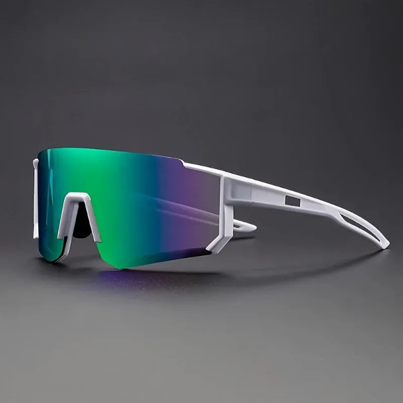 2pcs Men's Oversized Cycling Sunglasses Women Sport Goggles Windproof Lens Road Riding Bike Eyewear UV400 Gafas De Sol