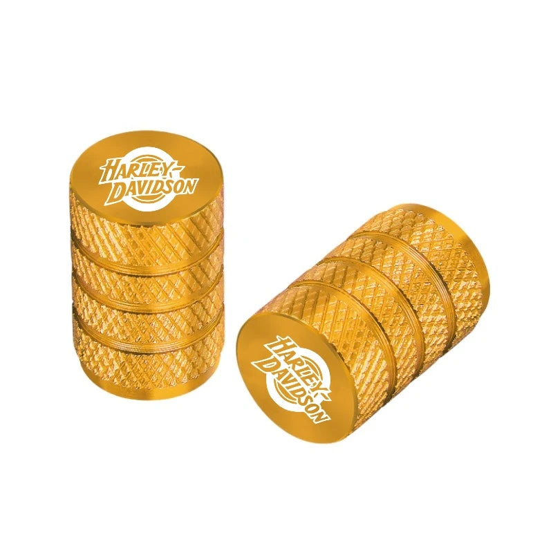CNC Aluminum Valve Stem Caps for Harley Davidson Motorcycle Wheel Tire Covers Motorcycle Accessories 8 colors H3