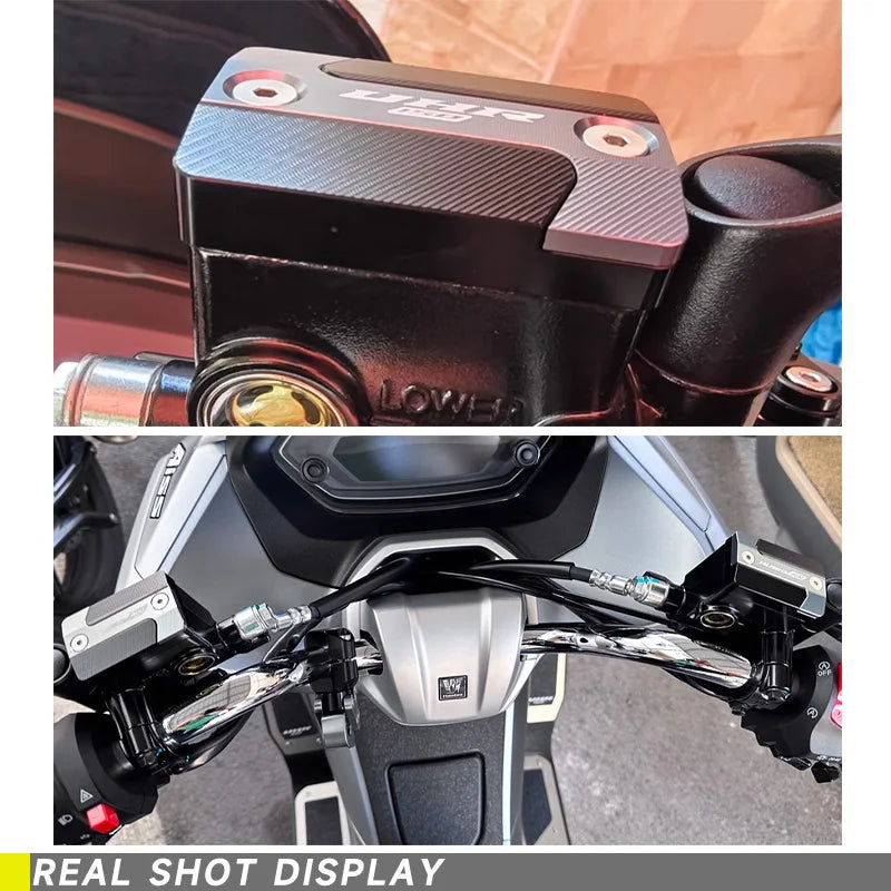 Motorcycle Accessories Brake Fluid Tank Oil Cup For Honda PCX125 PCX150 PCX160 PCX 125 PCX 160 PCX 150 PCX Tire Valve Caps Cover