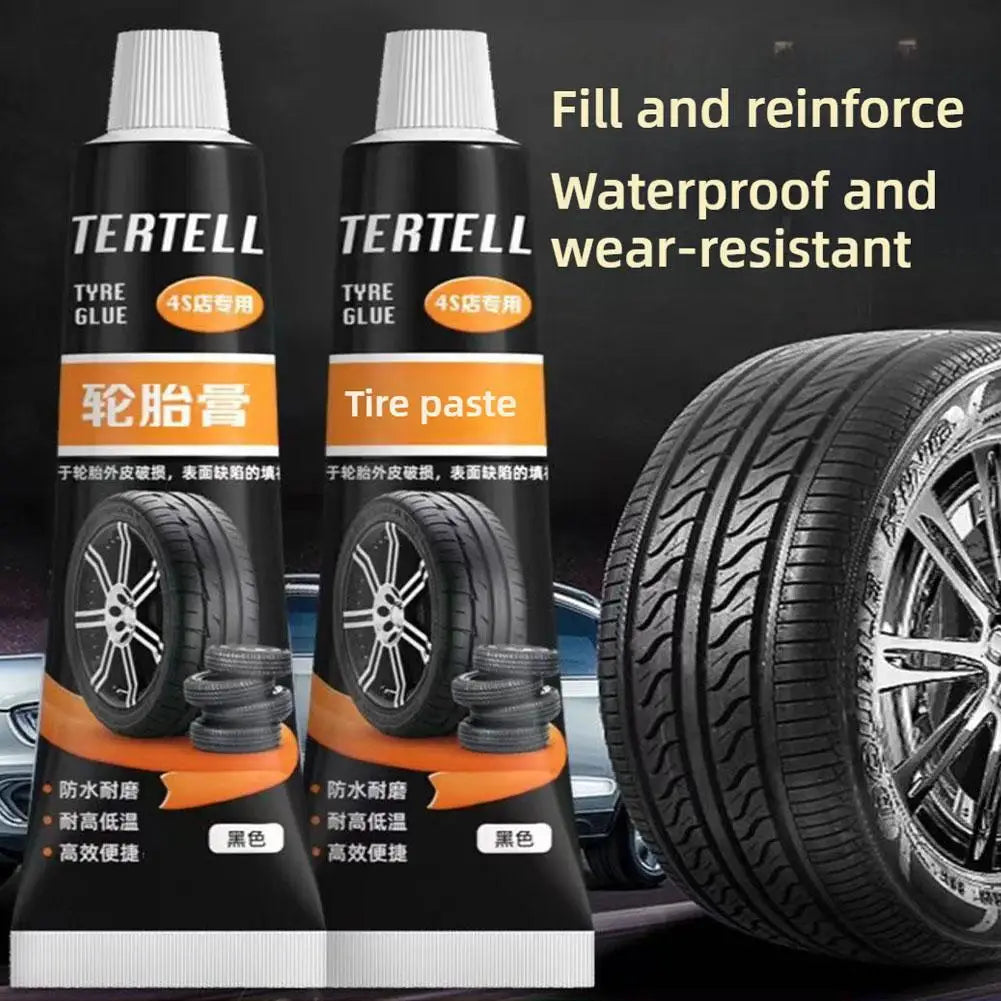 30ml Tire Repair Black Glue Liquid Strong Rubber Wear-resistant Non-corrosive Glue for Motorcycle Tyre Puncture Repair Tools