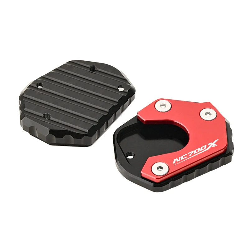 Kickstand Side Stand Foot Extension Pad & Tire Valve Cap New Fit For HONDA NC700X NC700 X  NC 700 X Motorcycle CNC Accessories