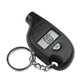 Mini Keychain Style Tire Gauge Digital Lcd Display Car Tire Air Pressure Tester Meter Auto Car Motorcycle Tire Safety Alarm