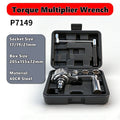Torque Multiplier Set 1/2” 17mm/19mm/21mm/22mm Sockets,Labor Saving Lug Nut Remover Hand Wrench Kit for  Motorcycle Tire Repair