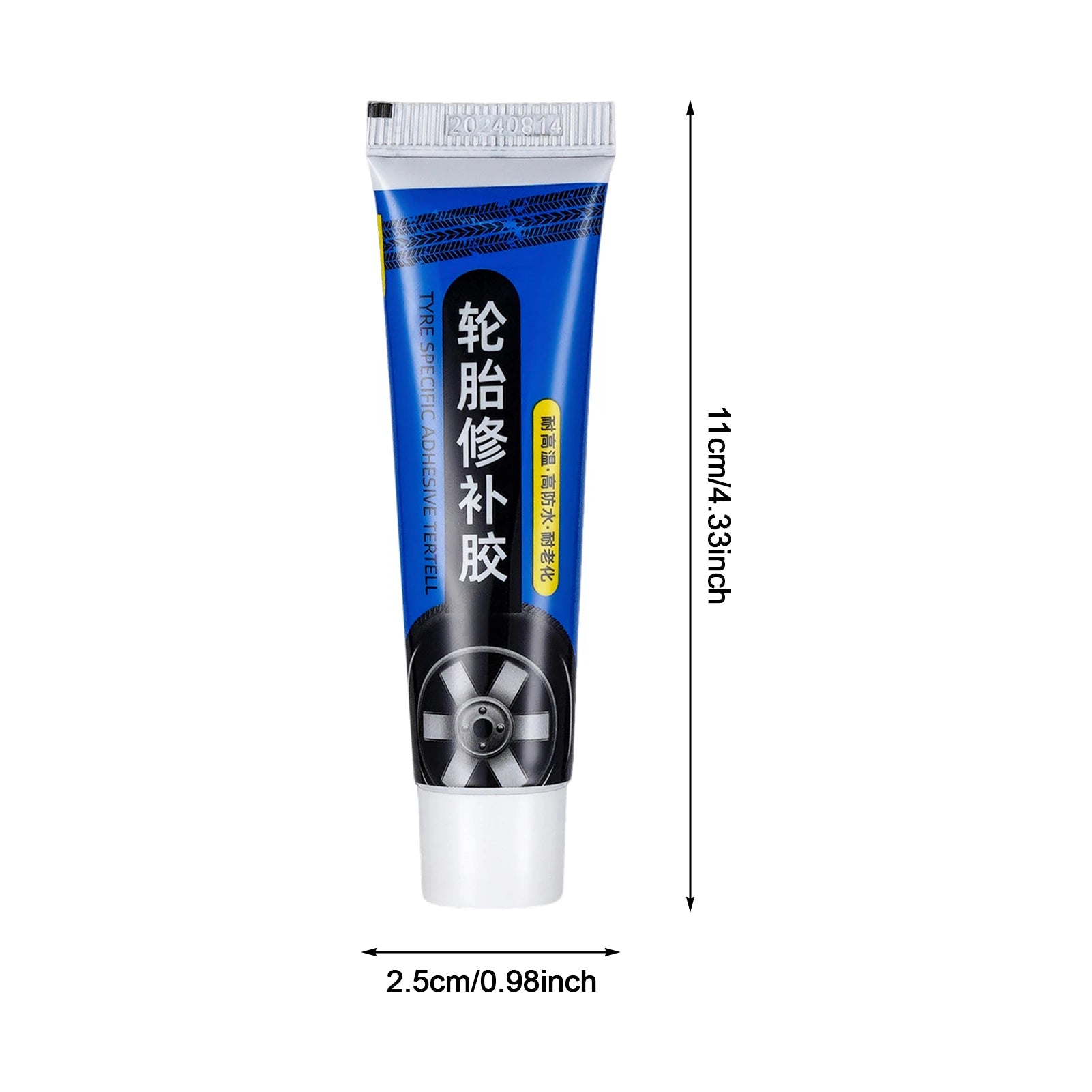 60ml Tire Repair Glue Strong Adhesive for Car Motorcycle Bike Fixes Cracks Leaks Wall Repair Flexible Sealant