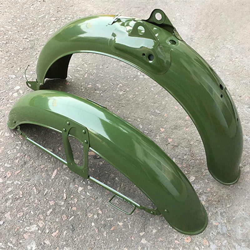 Motorcycle Mudguard Set for Honda Jialing Lifan Dayun Qjmotor JH70 CD70 C70 ST70 JL70 DY70 Metal Steel Mud Guard Wheel Fender