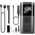 Motorcycle air pump, smart wireless digital tire inflator, emergency air compressor suitable for motorcycles, cars, and bicycles