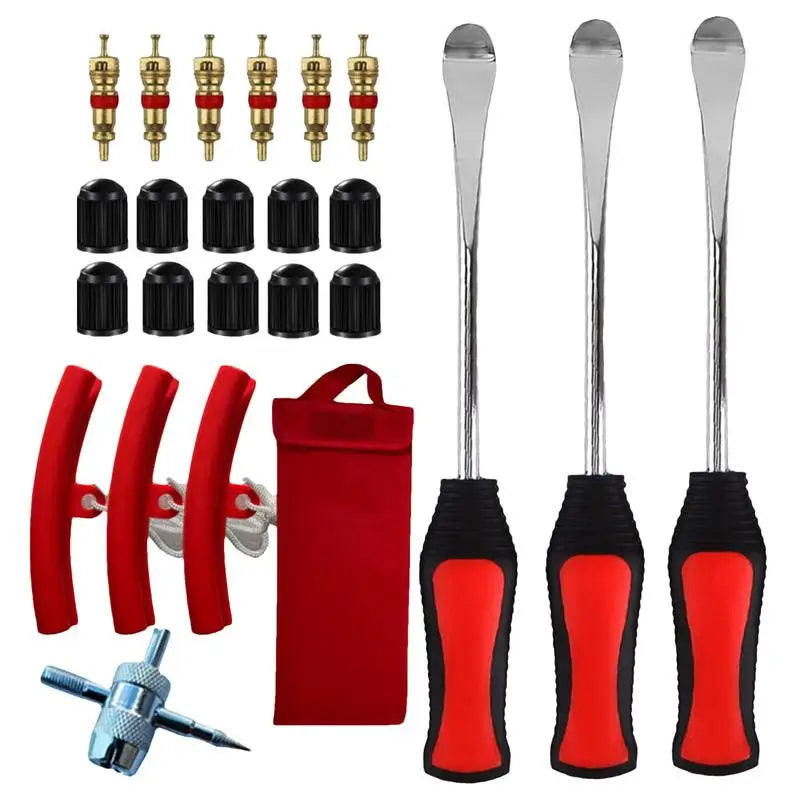 Motorcycle Tire Spoons With Rim Protector Motorcycle Tire Changing Lever Portable Tire Changer Levers For Motorcycle Bike Repair