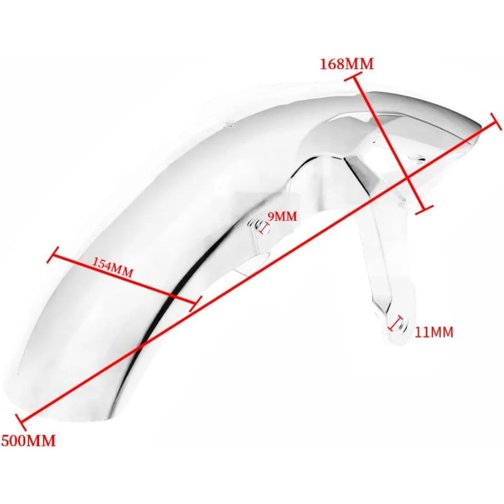 Z650 Ninja650 Front Fender Mudguard Tire Hugger Splash Guard For Kawasaki Ninja 650 2017-2025 Motorcycle Wheel Cover Accessories