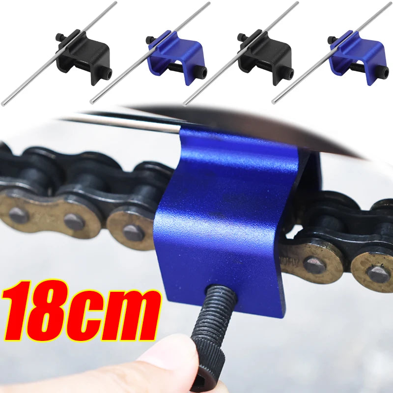 Motorcycle Chain Straightener ATV Chain Alignment Parts Tool Positioning Straightener Chain Repair Tool Alignment Accessories