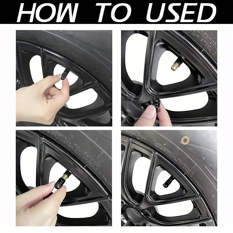 Car Tire Valve Caps Aluminum Alloy Car Wheel Tire Valve Caps Dustproof Car Motorcycle Truck Bike for USA AIR Valve Caps